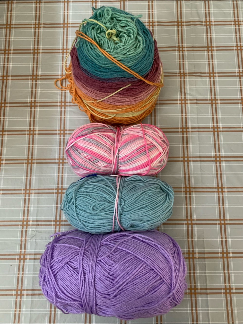 Four Skeins - Bundle of Yarn for Crotchet + Knitting Project